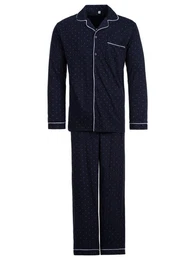 Schlafanzug Pyjama Set Langarm - Zacken