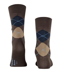 Burlington Businesssocken Dunkelbraun/Khaki/Grau/Beige/Braun
