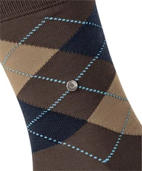 Burlington Businesssocken Dunkelbraun/Khaki/Grau/Beige/Braun