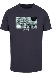 Mister Tee T-Shirt Pray 2.0 Tee Grau/Dunkelblau/Lila/Dunkelgrau