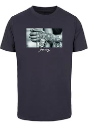 Mister Tee T-Shirt Pray 2.0 Tee Grau/Dunkelblau/Lila/Dunkelgrau