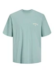 JACK & JONES T-Shirt 'JORSantorini' Grün/Hellgrün/Türkis/Blau/Hellblau