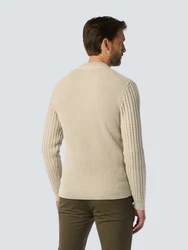 NO EXCESS Strickpullover Khaki/Beige