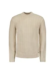 NO EXCESS Strickpullover Khaki/Beige