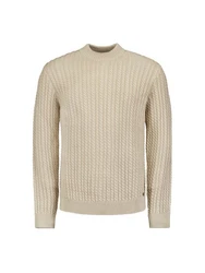 NO EXCESS Strickpullover Khaki/Beige