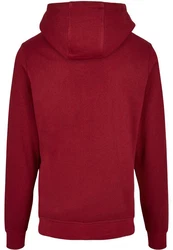 Merchcode Kapuzensweatshirt Good Things Take Time Basic Hoody (1-tlg) Dunkelrot/Rosa/Rot