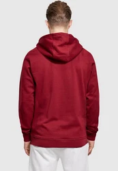 Merchcode Kapuzensweatshirt Good Things Take Time Basic Hoody (1-tlg) Dunkelrot/Rosa/Rot