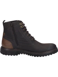 Josef Seibel Schnürstiefelette Braun/Dunkelbraun/Schwarz/Dunkelgrün