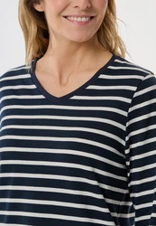 Schiesser Schlafanzug Casual Essentials (2 tlg) Dunkelblau