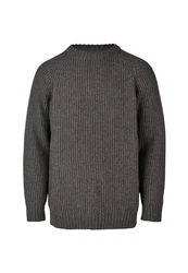 Cleptomanicx Strickpullover Big Ben Hellgrau/Grau/Dunkelgrau