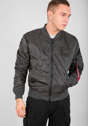 Alpha Industries Bomberjacke MA-1 TT Custom Dunkelgrau/Grau/Rot/Hellgrau/Dunkelgrün/Dunkelrot/Schwarz