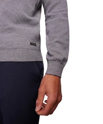 Pierre Cardin Rundhalspullover Strick RH Hellgrau/Dunkelgrau/Grau
