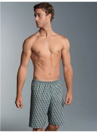 Bermudas Bermuda mit Allover-Print (1-tlg)