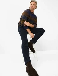 EUREX by BRAX Chinohose Style THILO Dunkelblau/Blau