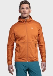 Schöffel Fleecejacke Hiking Fleece Hoody Style Cascata MNS Orange/Rot/Braun