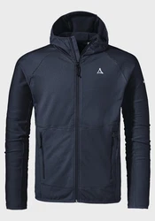 Schöffel Fleecejacke Hiking Fleece Hoody Style Cascata MNS Dunkelblau/Hellblau