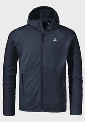 Schöffel Fleecejacke Hiking Fleece Hoody Style Cascata MNS Dunkelblau/Hellblau