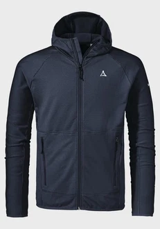 Schöffel Fleecejacke Hiking Fleece Hoody Style Cascata MNS Dunkelblau/Hellblau