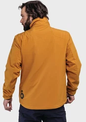 Schöffel Outdoorjacke Bike Ins Jacket Style Salza MNS Braun/Orange/Gelb