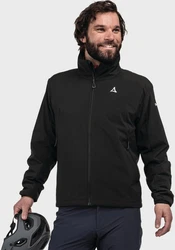 Schöffel Outdoorjacke Bike Ins Jacket Style Salza MNS Schwarz/Grau/Dunkelgrau