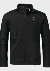 Schöffel Trekkingjacke Fleece Jk Style Cascata MNS Schwarz/Dunkelgrau/Blau