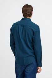 Blend Langarmhemd BHShirt Dunkelblau/Hellblau/Blau