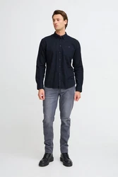Blend Langarmhemd BHShirt schwarz