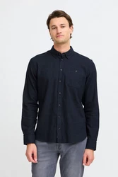 Blend Langarmhemd BHShirt schwarz