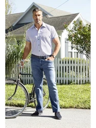 Charles Colby 5-Pocket Jeans BARON SAWYER Blau/Dunkelblau/Hellblau/Grau