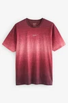 Next T-Shirt Tauchfrboptik Dunkelrot/Rosa/Rot/Bordeaux/Lila
