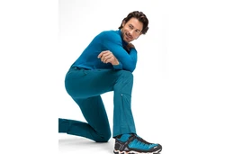 Maier Sports Outdoorhose Funktionshose Trekkinghose Naturno Grün/Türkis/Dunkelgrün