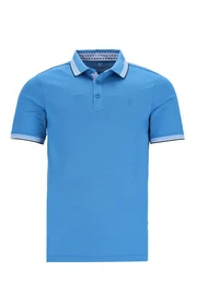 Poloshirt Pique (1-tlg) Poloshirt - Baumwolle - Atmungsaktiv - Strickbndchen am Armabschluss