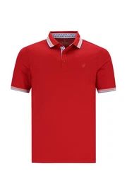 Poloshirt Pique (1-tlg) Poloshirt - Baumwolle - Atmungsaktiv - Strickbndchen am Armabschluss