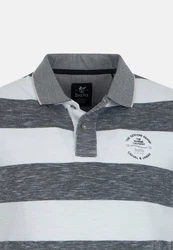 Hajo Poloshirt 2er Pack Riviera (Spar-Set, 2-tlg) Grau/Hellgrau