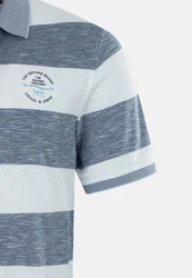 Hajo Poloshirt 2er Pack Riviera (Spar-Set, 2-tlg) Grau/Hellblau/Blau/Dunkelblau