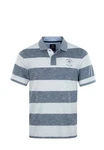 Hajo Poloshirt Riviera Grau/Blau/Hellblau/Dunkelblau
