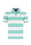 Hajo Poloshirt Riviera Grün/Türkis/Blau