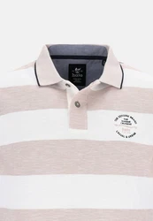 Hajo Poloshirt 2er Pack Riviera (Spar-Set, 2-tlg) Braun/Creme/Beige/Lila