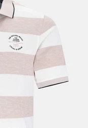 Hajo Poloshirt 2er Pack Riviera (Spar-Set, 2-tlg) Braun/Creme/Beige/Lila