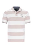 Hajo Poloshirt Riviera Braun/Lila/Rosa/Creme
