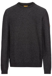 camel active Pullover Dunkelgrau/Grau/Rot/Schwarz