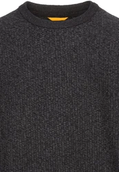 camel active Pullover Dunkelgrau/Grau/Rot/Schwarz