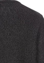 camel active Pullover Dunkelgrau/Grau/Rot/Schwarz