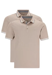 Poloshirt 2er Pack Pique (Spar-Set, 2-tlg) Poloshirt - Baumwolle - Atmungsaktiv - Strickbndchen am Armabschluss