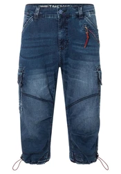 TIMEZONE Jeansshorts Shorts 3/4 Denim Pants loose Fit Mid Waist (7312) Blau (7312)
