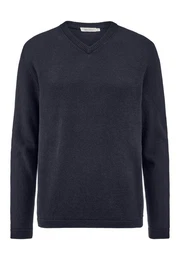Strickpullover aus reiner Bio-Baumwolle mit Bio-Merinowolle (1-tlg)