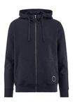 Hessnatur Fleecejacke aus Bio-Baumwolle (1-St) Dunkelblau/Dunkelgrau
