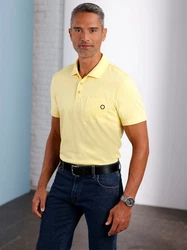 Sieh an! T-Shirt Poloshirt Gelb