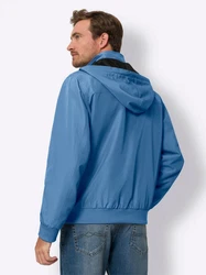 Sieh an! Blouson Blousonjacke Blau/Hellblau