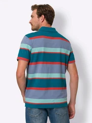 Sieh an! T-Shirt Poloshirt Mischfarben/Grün
